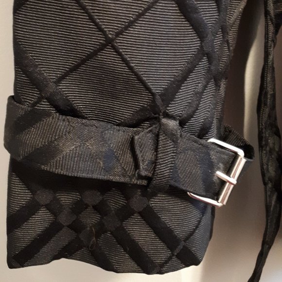 Calvin Klein Black Double Breasted Coat - Picture 7 of 9